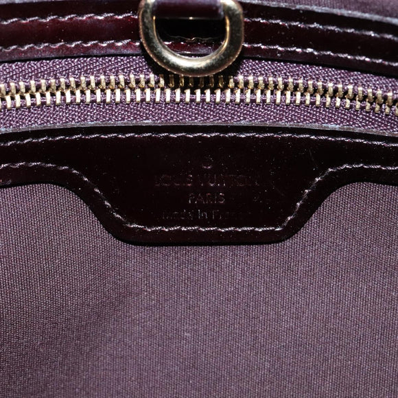 LOUIS VUITTON Monogram Vernis Wilshire PM Hand Bag Amarante M93641 Auth yk19019