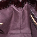 LOUIS VUITTON Monogram Vernis Wilshire PM Hand Bag Amarante M93641 Auth yk19019-19