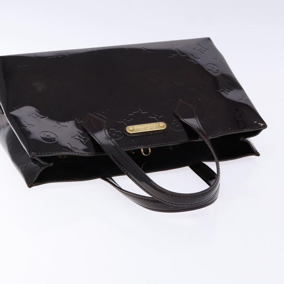 LOUIS VUITTON Monogram Vernis Wilshire PM Hand Bag Amarante M93641 Auth yk19019