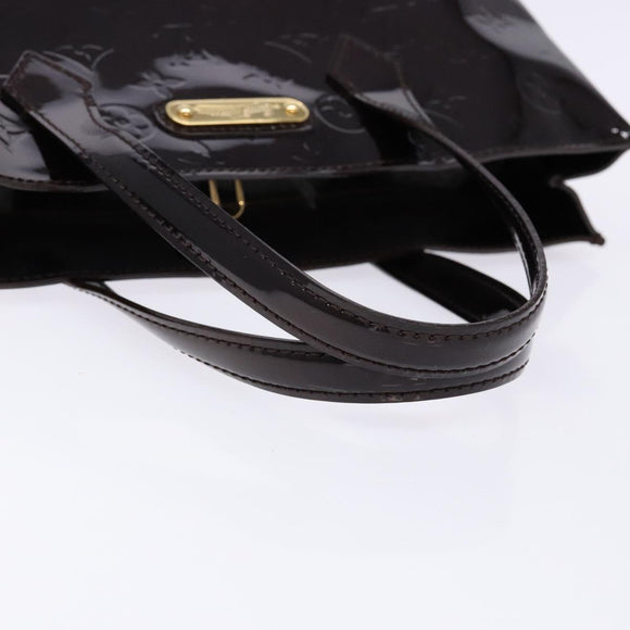 LOUIS VUITTON Monogram Vernis Wilshire PM Hand Bag Amarante M93641 Auth yk19019