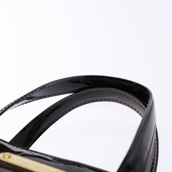 LOUIS VUITTON Monogram Vernis Wilshire PM Hand Bag Amarante M93641 Auth yk19019