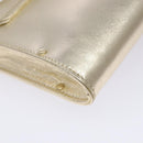 Salvatore Ferragamo Gancini Shoulder Bag Leather Gold Tone Auth yk19023-18