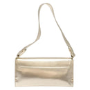 Salvatore Ferragamo Gancini Shoulder Bag Leather Gold Tone Auth yk19023-2