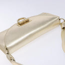 Salvatore Ferragamo Gancini Shoulder Bag Leather Gold Tone Auth yk19023-6