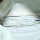 CHANEL Sports Line Shoulder Bag Nylon White Silver CC Auth yk19044-11