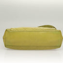 CHANEL Matelasse Chain Shoulder Bag Caviar Skin Green Gold CC Auth yk19052-9