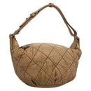 CHANEL Wild Stitch Shoulder Bag Leather Brown Gold CC Auth yk19057-1