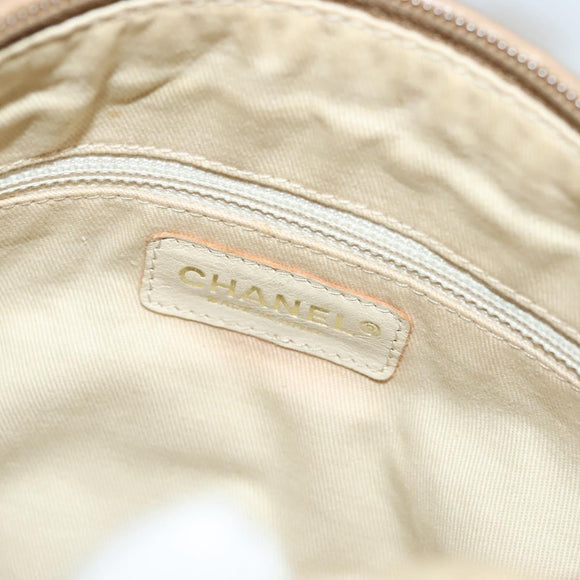 CHANEL Wild Stitch Shoulder Bag Leather Brown Gold CC Auth yk19057