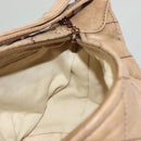 CHANEL Wild Stitch Shoulder Bag Leather Brown Gold CC Auth yk19057-21