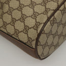 GUCCI GG Supreme Shoulder Bag PVC Beige Gold Auth yk19065-12