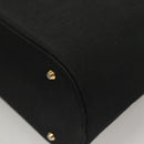 GIVENCHY Shoulder Bag Canvas Black Gold Auth yk19066-14