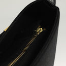 GIVENCHY Schultertasche Canvas Schwarz Gold Auth yk19066-10