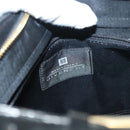 GIVENCHY Schultertasche Canvas Schwarz Gold Auth yk19066-11