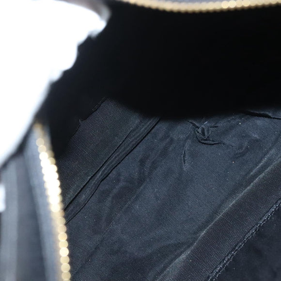 GIVENCHY Schultertasche Canvas Schwarz Gold Auth yk19066