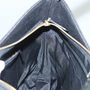 GIVENCHY Schultertasche Canvas Schwarz Gold Auth yk19066-18