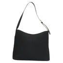 GIVENCHY Schultertasche Canvas Schwarz Gold Auth yk19066-2