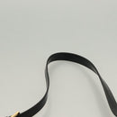 GIVENCHY Schultertasche Canvas Schwarz Gold Auth yk19066-8