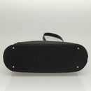 GIVENCHY Schultertasche Canvas Schwarz Gold Auth yk19066-5