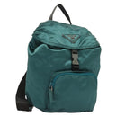 PRADA Backpack Satin Blue Auth yk19071-1