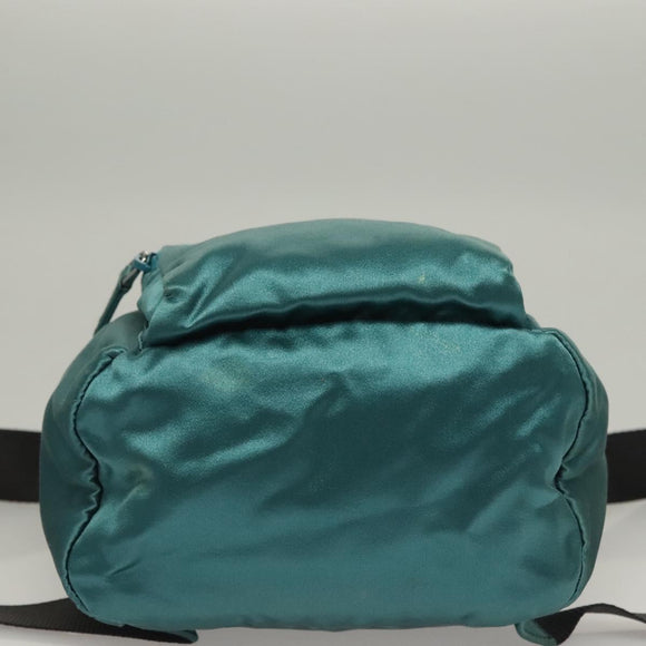 PRADA Backpack Satin Blue Auth yk19071