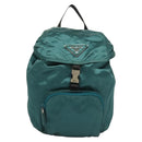 PRADA Backpack Satin Blue Auth yk19071-13