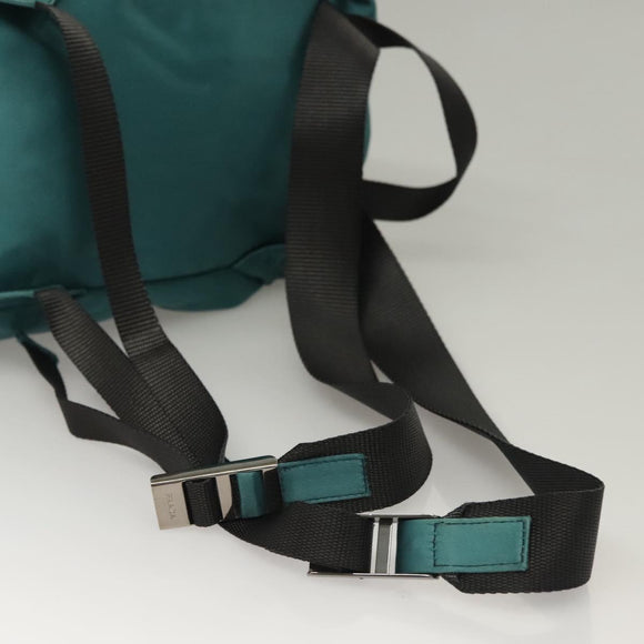 PRADA Backpack Satin Blue Auth yk19071