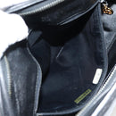 CHANEL Matelasse Shoulder Bag Caviar Skin Black Gold CC Auth yk19085V-25