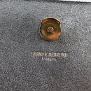 SAINT LAURENT Classic Kate Shoulder Bag Leather Gold Silver Auth yk19086-19