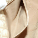 Christian Dior Trotter Canvas Romantic Chain Bag PVC Beige Silver Auth yk19092-20