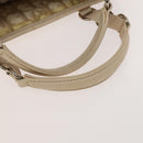 Christian Dior Trotter Canvas Romantic Chain Bag PVC Beige Silver Auth yk19092-7