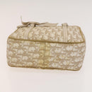 Christian Dior Trotter Canvas Romantic Chain Bag PVC Beige Silver Auth yk19092-5