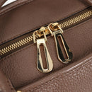 LOEWE Anagram Amazona 36 Hand Bag Leather Brown Gold Auth yk19099A-17