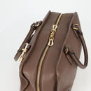 LOEWE Anagram Amazona 36 Hand Bag Leather Brown Gold Auth yk19099A-6