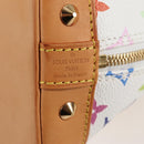 LOUIS VUITTON Monogram Multicolor Alma Hand Bag White M92647 LV Auth yk19104A-17