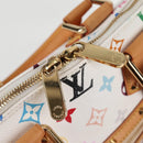 LOUIS VUITTON Monogram Multicolor Alma Hand Bag White M92647 LV Auth yk19104A-20