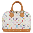 LOUIS VUITTON Monogram Multicolor Alma Hand Bag White M92647 LV Auth yk19104A-2