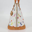 LOUIS VUITTON Monogram Multicolor Alma Hand Bag White M92647 LV Auth yk19104A-3
