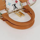LOUIS VUITTON Monogram Multicolor Alma Hand Bag White M92647 LV Auth yk19104A-8