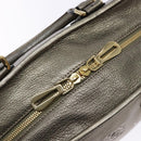 LOEWE Anagram Americana 28 Hand Bag Leather Gold Auth yk19108-19