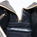 LOEWE Anagram Americana 28 Hand Bag Leather Gold Auth yk19108-21
