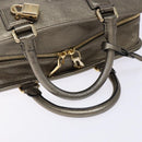 LOEWE Anagram Americana 28 Hand Bag Leather Gold Auth yk19108-7