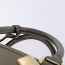 LOEWE Anagram Americana 28 Hand Bag Leather Gold Auth yk19108-8