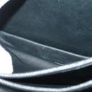 CELINE Horse Carriage Shoulder Bag Leather Black Gold Auth yk19109-21