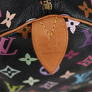 LOUIS VUITTON Monogram Multicolor Speedy 30 Hand Bag Black M92642 Auth yk19115A-14