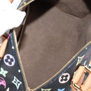 LOUIS VUITTON Monogram Multicolor Speedy 30 Hand Bag Black M92642 Auth yk19115V-10