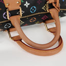 LOUIS VUITTON Monogram Multicolor Speedy 30 Hand Bag Black M92642 Auth yk19115V-7