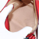 GUCCI GG Supreme Blooms Boston Bag PVC Outlet 2way Red Gold 546312 Auth yk19119AM-20