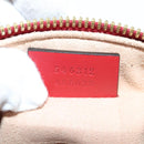 GUCCI GG Supreme Blooms Boston Bag PVC Outlet 2way Red Gold 546312 Auth yk19119AM-12