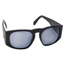 CHANEL Sunglasses plastic Black CC Auth yk19120-1