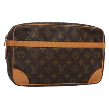 LOUIS VUITTON Monogram Compiegne 28 Clutch Bag M51845 LV Auth yk19125